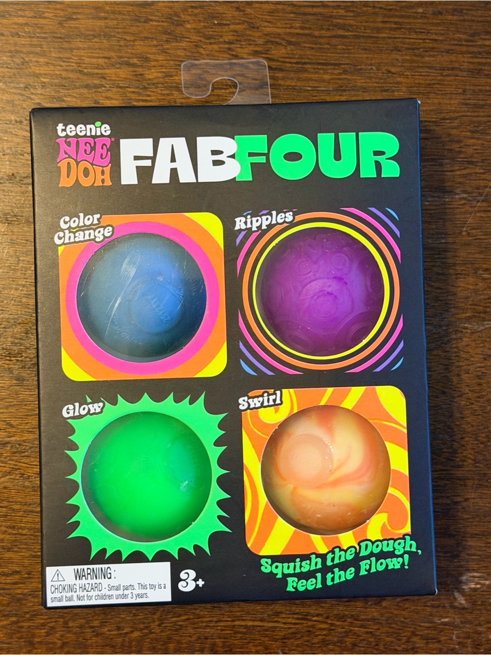 Needoh Fab Four pack- Color Change, Ripple, Glow, swirl